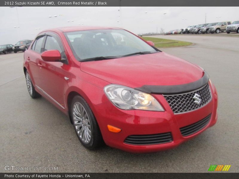 Crimson Red Metallic / Black 2012 Suzuki Kizashi SE AWD