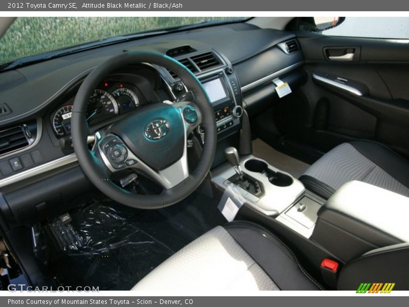 Attitude Black Metallic / Black/Ash 2012 Toyota Camry SE