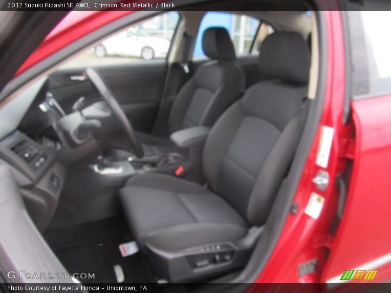 Crimson Red Metallic / Black 2012 Suzuki Kizashi SE AWD