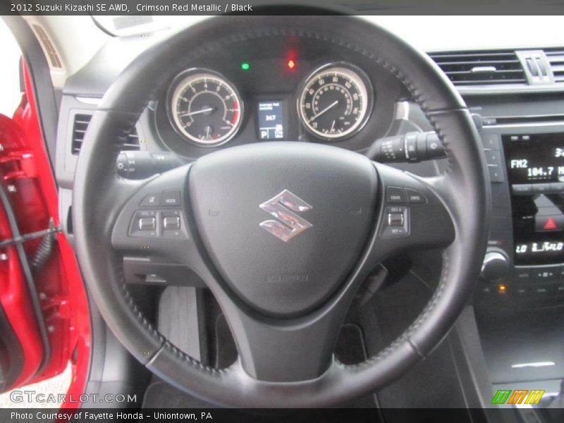 Crimson Red Metallic / Black 2012 Suzuki Kizashi SE AWD