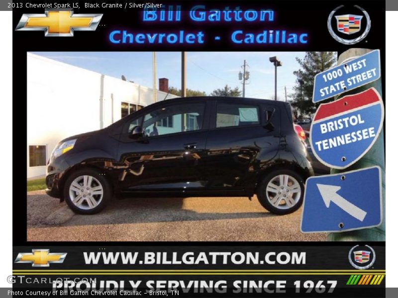 Black Granite / Silver/Silver 2013 Chevrolet Spark LS