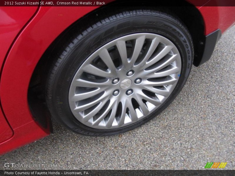 Crimson Red Metallic / Black 2012 Suzuki Kizashi SE AWD