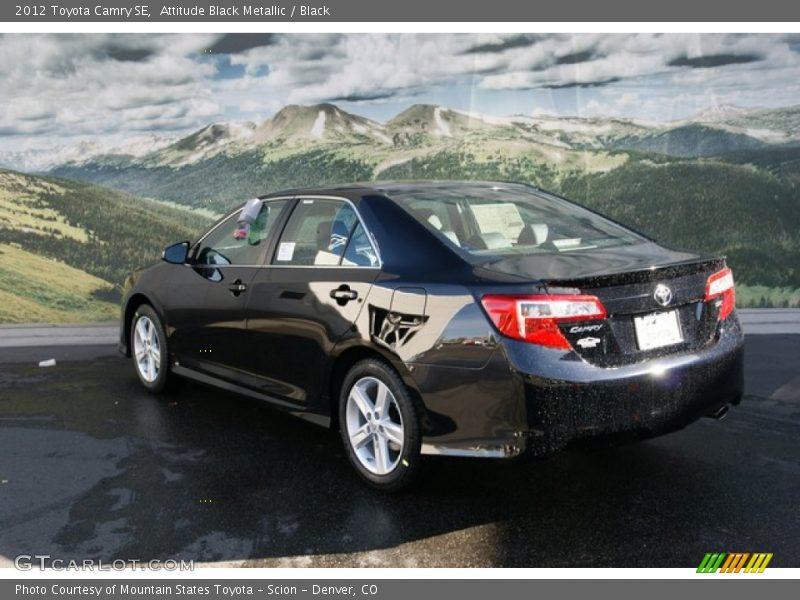 Attitude Black Metallic / Black 2012 Toyota Camry SE