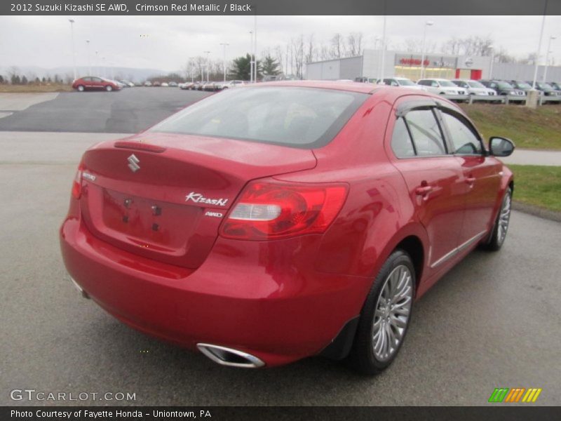 Crimson Red Metallic / Black 2012 Suzuki Kizashi SE AWD