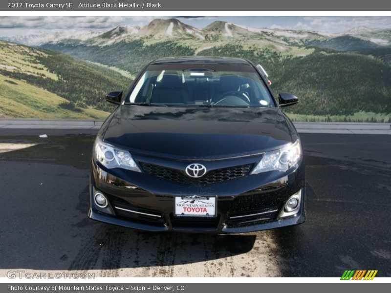 Attitude Black Metallic / Black 2012 Toyota Camry SE