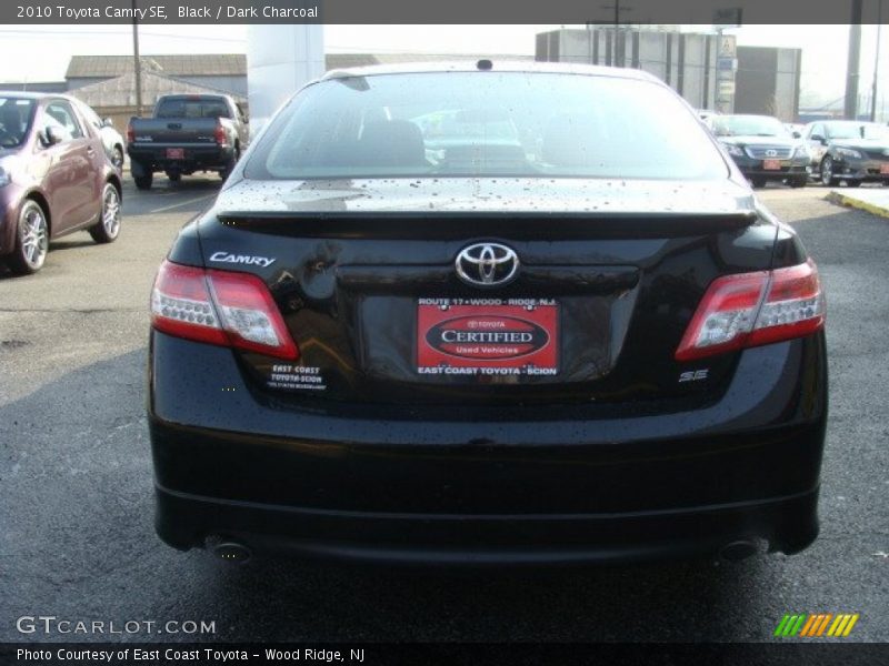 Black / Dark Charcoal 2010 Toyota Camry SE