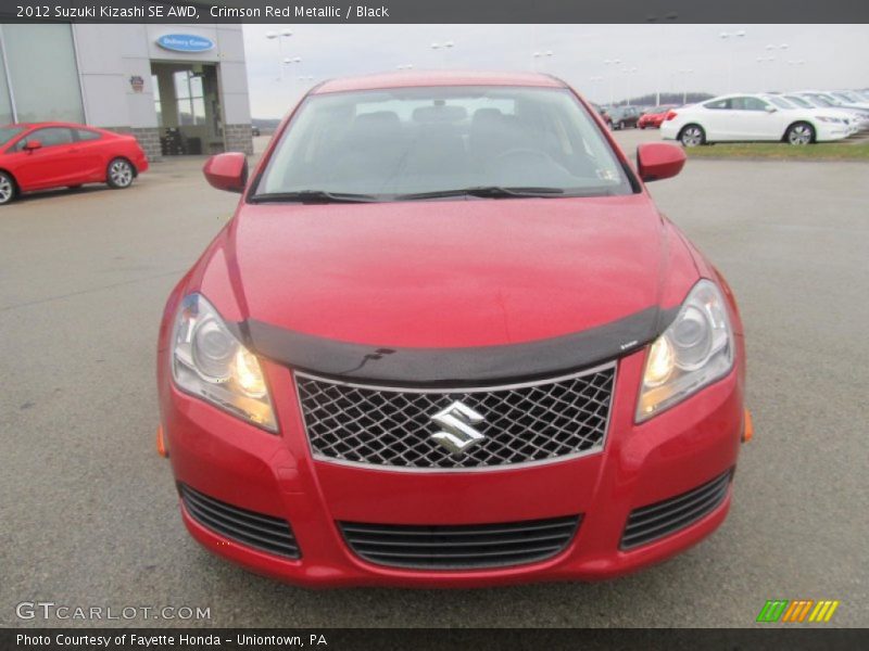 Crimson Red Metallic / Black 2012 Suzuki Kizashi SE AWD