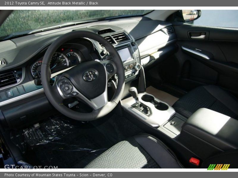Attitude Black Metallic / Black 2012 Toyota Camry SE