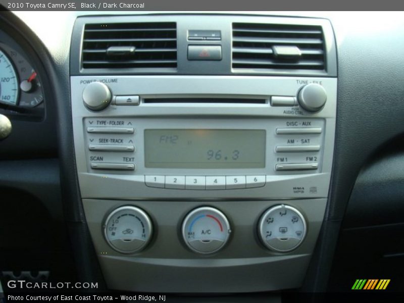 Black / Dark Charcoal 2010 Toyota Camry SE