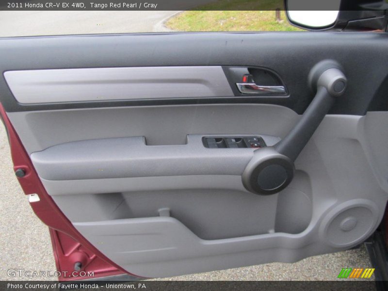 Tango Red Pearl / Gray 2011 Honda CR-V EX 4WD