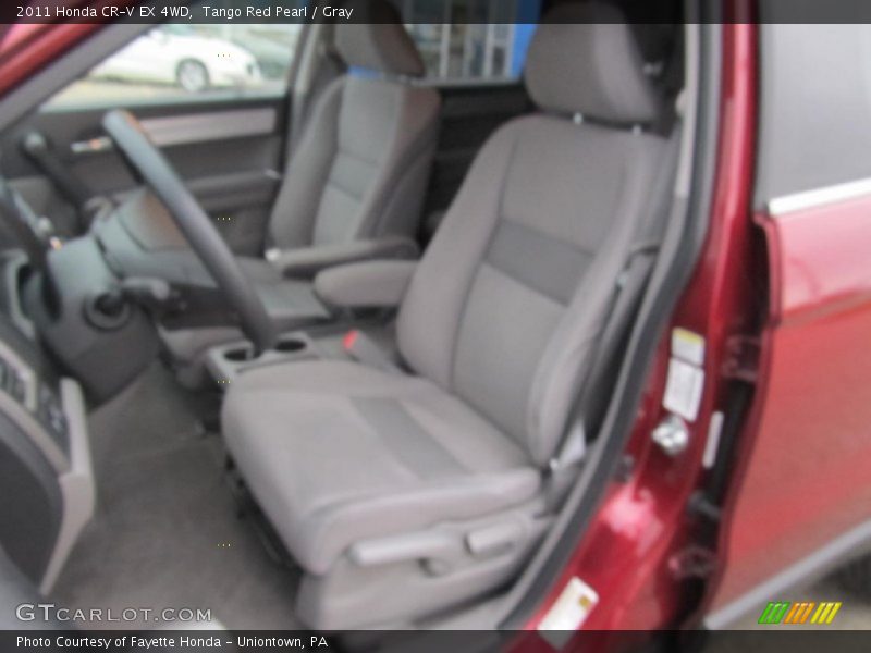 Tango Red Pearl / Gray 2011 Honda CR-V EX 4WD