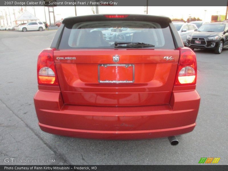 Sunburst Orange Pearl / Pastel Slate Gray 2007 Dodge Caliber R/T
