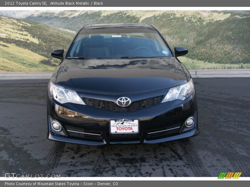 Attitude Black Metallic / Black 2012 Toyota Camry SE