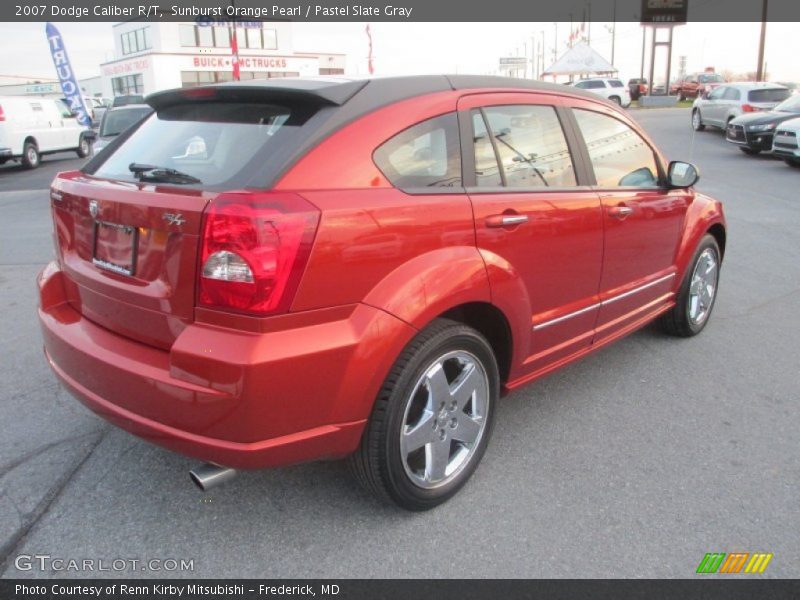 Sunburst Orange Pearl / Pastel Slate Gray 2007 Dodge Caliber R/T