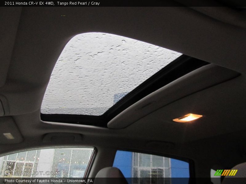Tango Red Pearl / Gray 2011 Honda CR-V EX 4WD