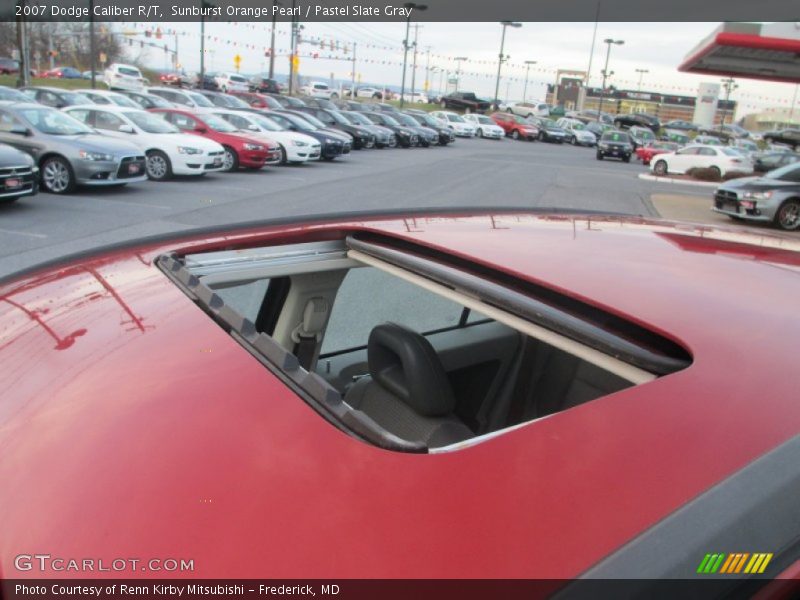 Sunburst Orange Pearl / Pastel Slate Gray 2007 Dodge Caliber R/T