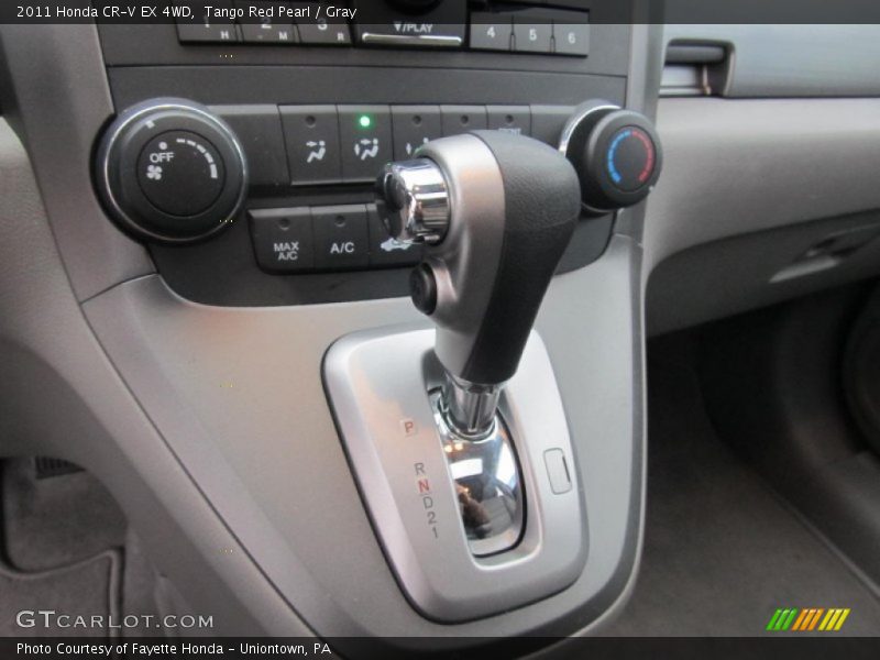Tango Red Pearl / Gray 2011 Honda CR-V EX 4WD