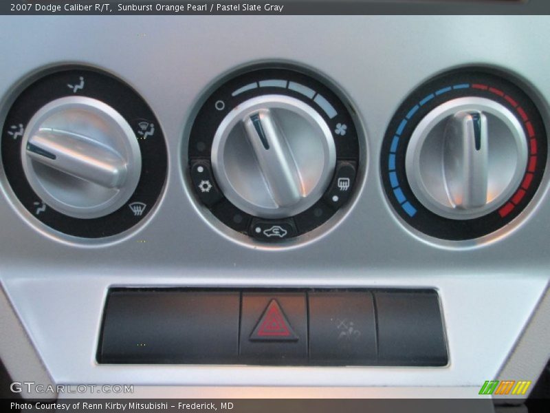 Sunburst Orange Pearl / Pastel Slate Gray 2007 Dodge Caliber R/T