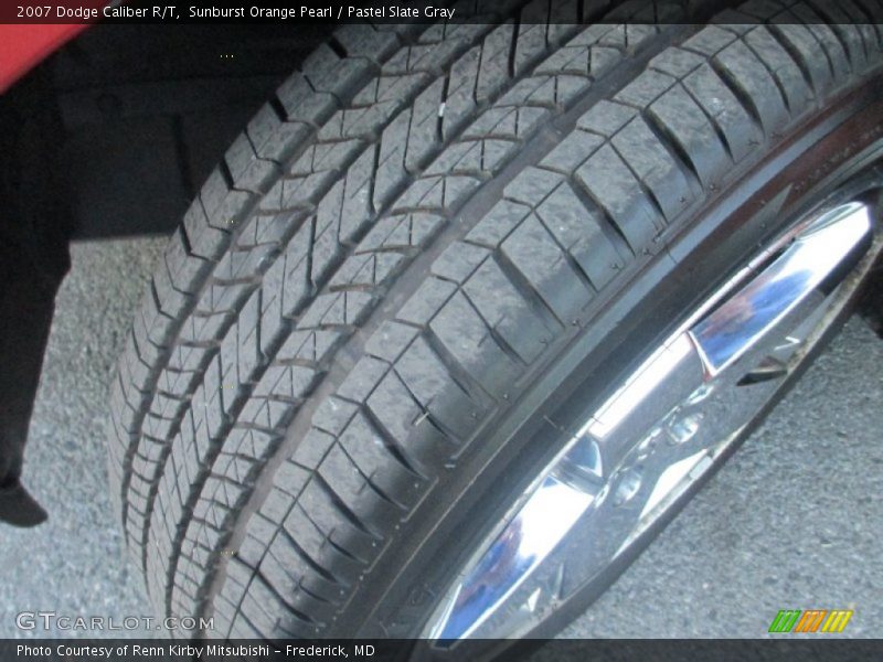 Sunburst Orange Pearl / Pastel Slate Gray 2007 Dodge Caliber R/T