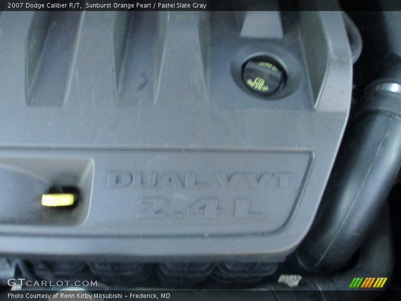 Sunburst Orange Pearl / Pastel Slate Gray 2007 Dodge Caliber R/T