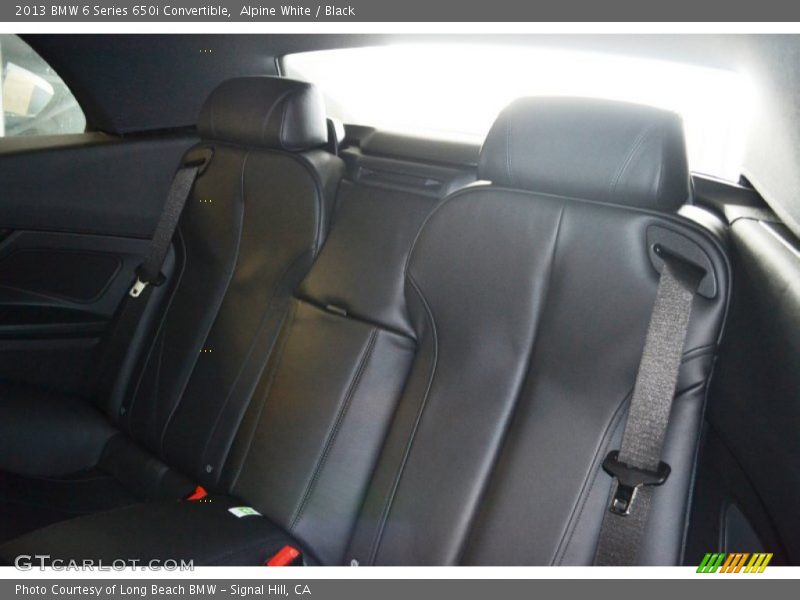 Alpine White / Black 2013 BMW 6 Series 650i Convertible