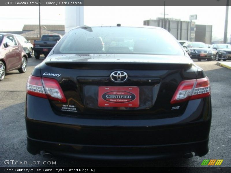 Black / Dark Charcoal 2010 Toyota Camry SE
