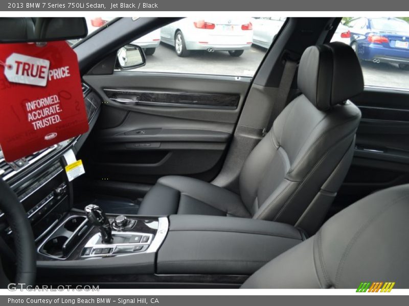 Jet Black / Black 2013 BMW 7 Series 750Li Sedan
