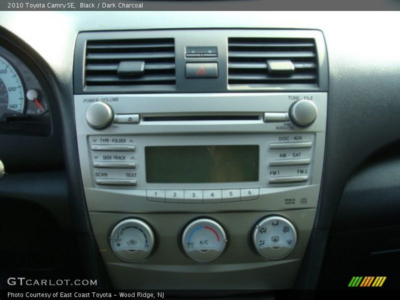 Black / Dark Charcoal 2010 Toyota Camry SE