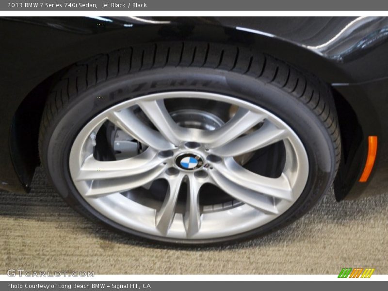 Jet Black / Black 2013 BMW 7 Series 740i Sedan