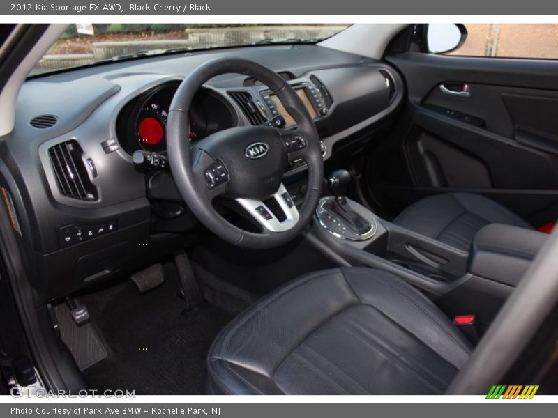 Black Interior - 2012 Sportage EX AWD 