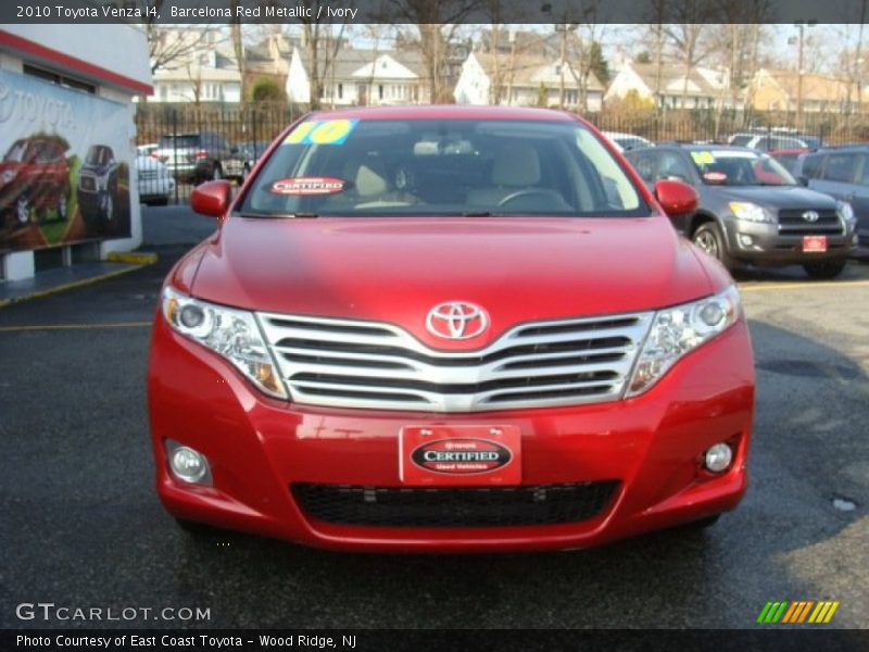 Barcelona Red Metallic / Ivory 2010 Toyota Venza I4