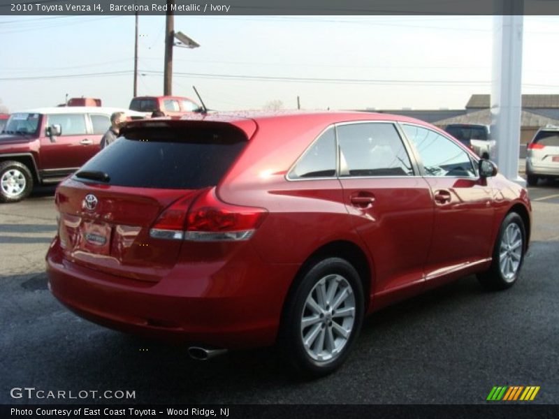 Barcelona Red Metallic / Ivory 2010 Toyota Venza I4