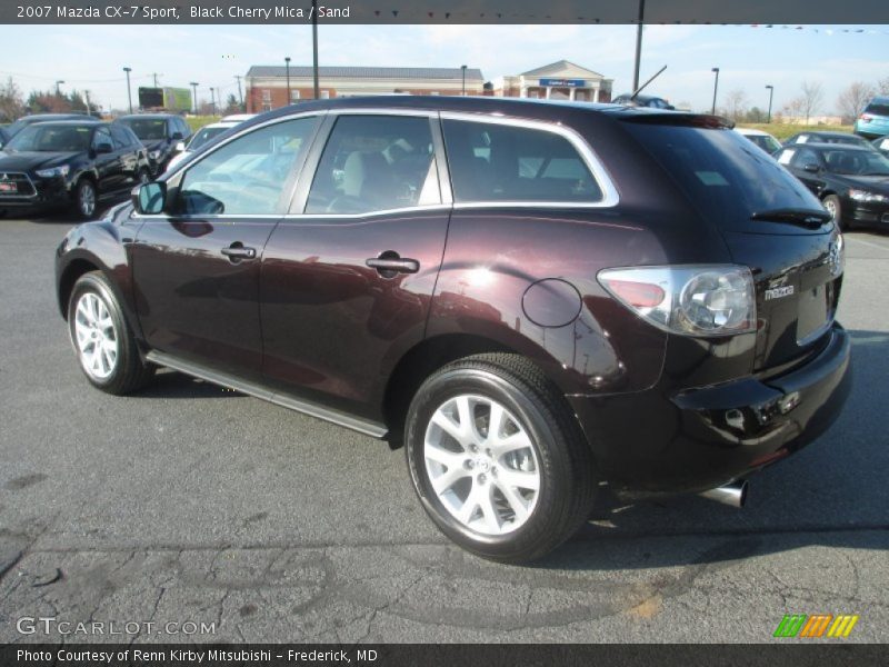 Black Cherry Mica / Sand 2007 Mazda CX-7 Sport