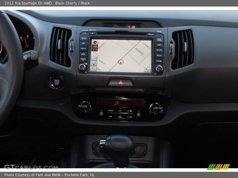 Black Cherry / Black 2012 Kia Sportage EX AWD