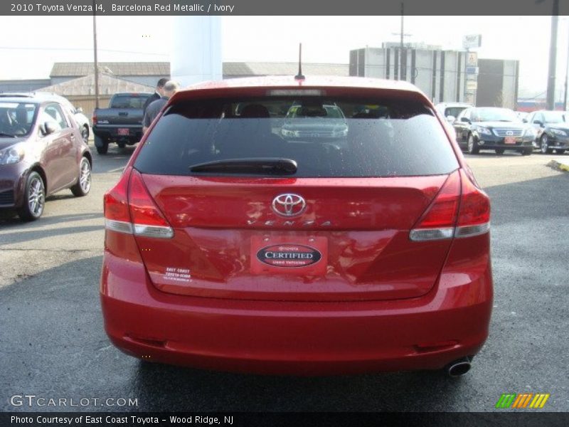 Barcelona Red Metallic / Ivory 2010 Toyota Venza I4