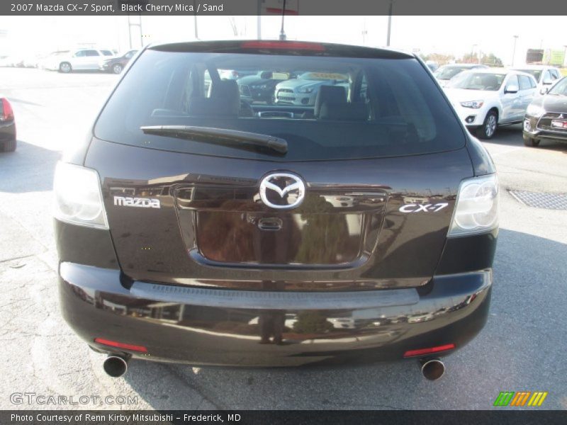 Black Cherry Mica / Sand 2007 Mazda CX-7 Sport