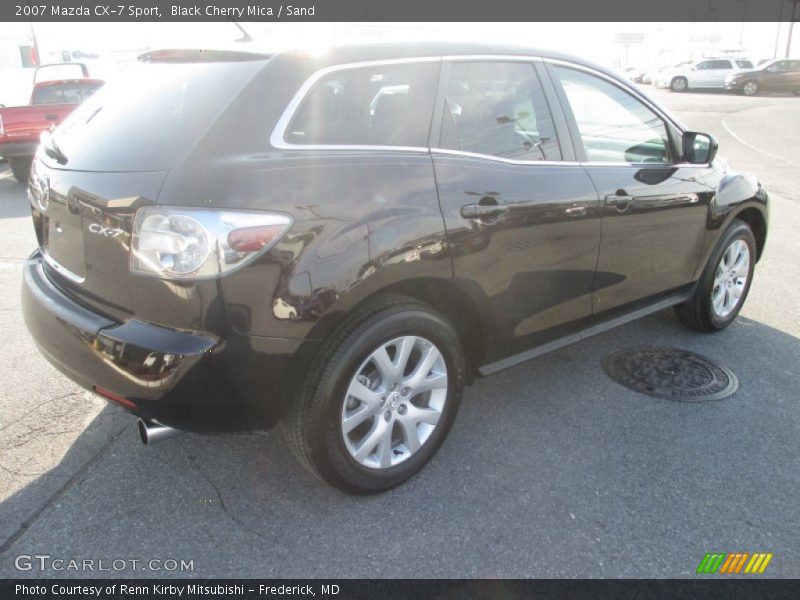 Black Cherry Mica / Sand 2007 Mazda CX-7 Sport