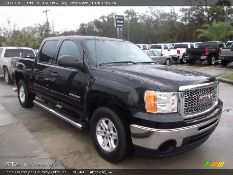 Onyx Black / Dark Titanium 2011 GMC Sierra 1500 SL Crew Cab