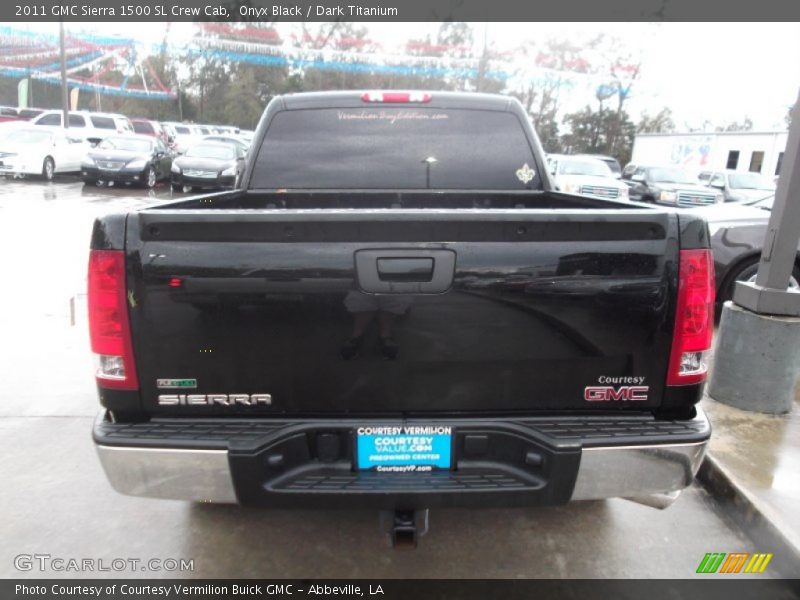 Onyx Black / Dark Titanium 2011 GMC Sierra 1500 SL Crew Cab