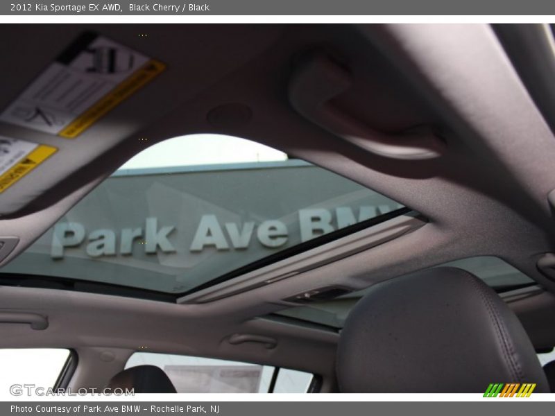 Black Cherry / Black 2012 Kia Sportage EX AWD