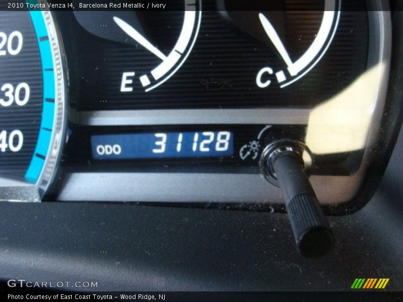 Barcelona Red Metallic / Ivory 2010 Toyota Venza I4