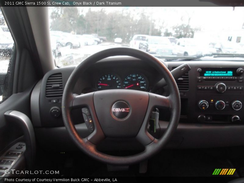 Onyx Black / Dark Titanium 2011 GMC Sierra 1500 SL Crew Cab