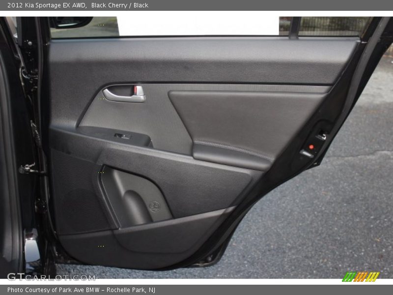 Black Cherry / Black 2012 Kia Sportage EX AWD