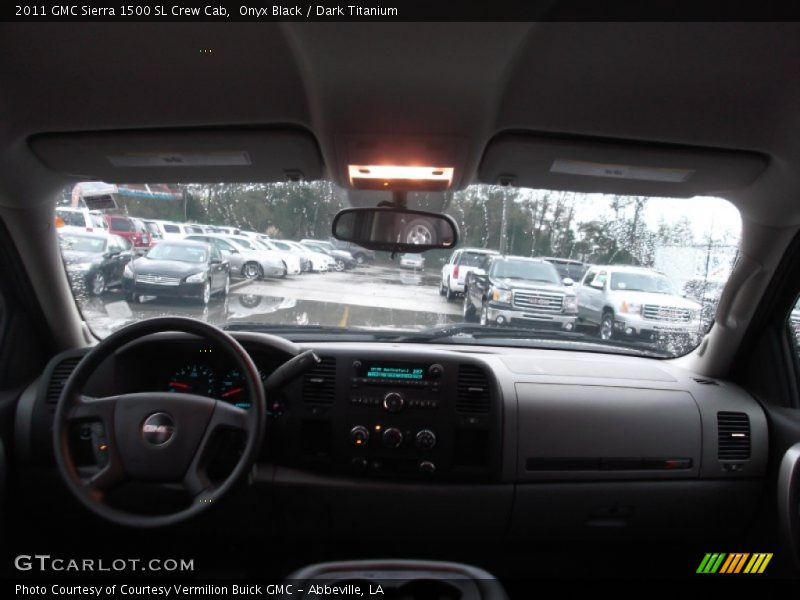 Onyx Black / Dark Titanium 2011 GMC Sierra 1500 SL Crew Cab