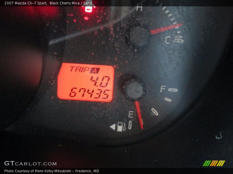 Black Cherry Mica / Sand 2007 Mazda CX-7 Sport