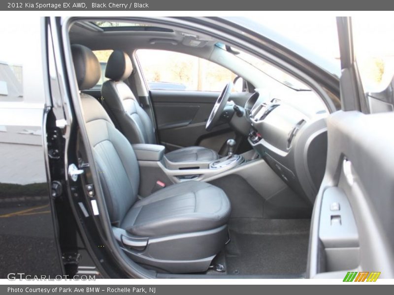  2012 Sportage EX AWD Black Interior