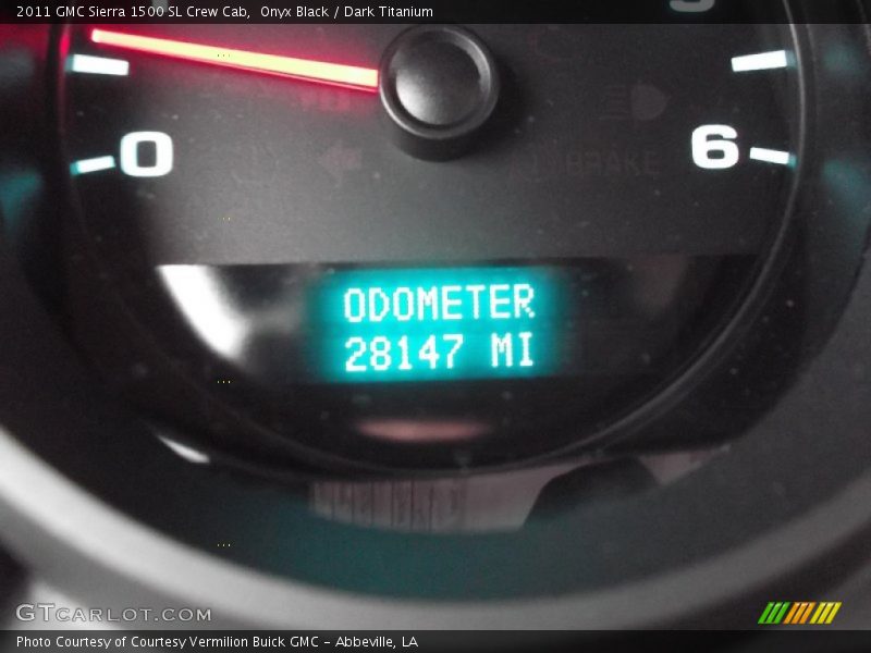 Onyx Black / Dark Titanium 2011 GMC Sierra 1500 SL Crew Cab