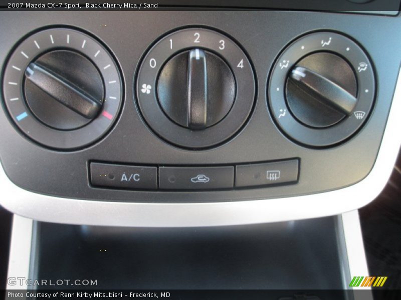 Black Cherry Mica / Sand 2007 Mazda CX-7 Sport