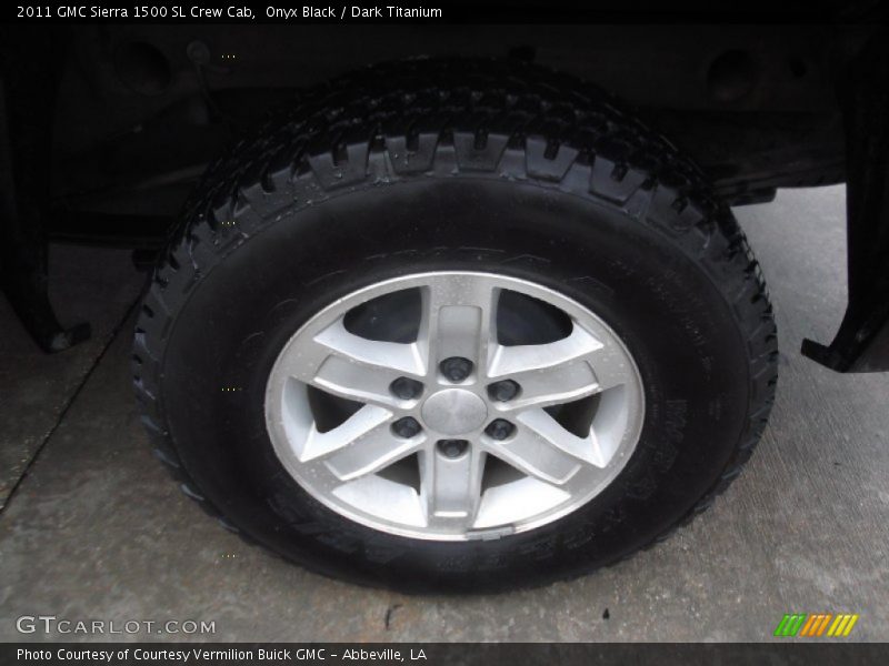Onyx Black / Dark Titanium 2011 GMC Sierra 1500 SL Crew Cab