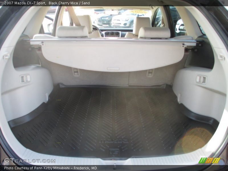 Black Cherry Mica / Sand 2007 Mazda CX-7 Sport